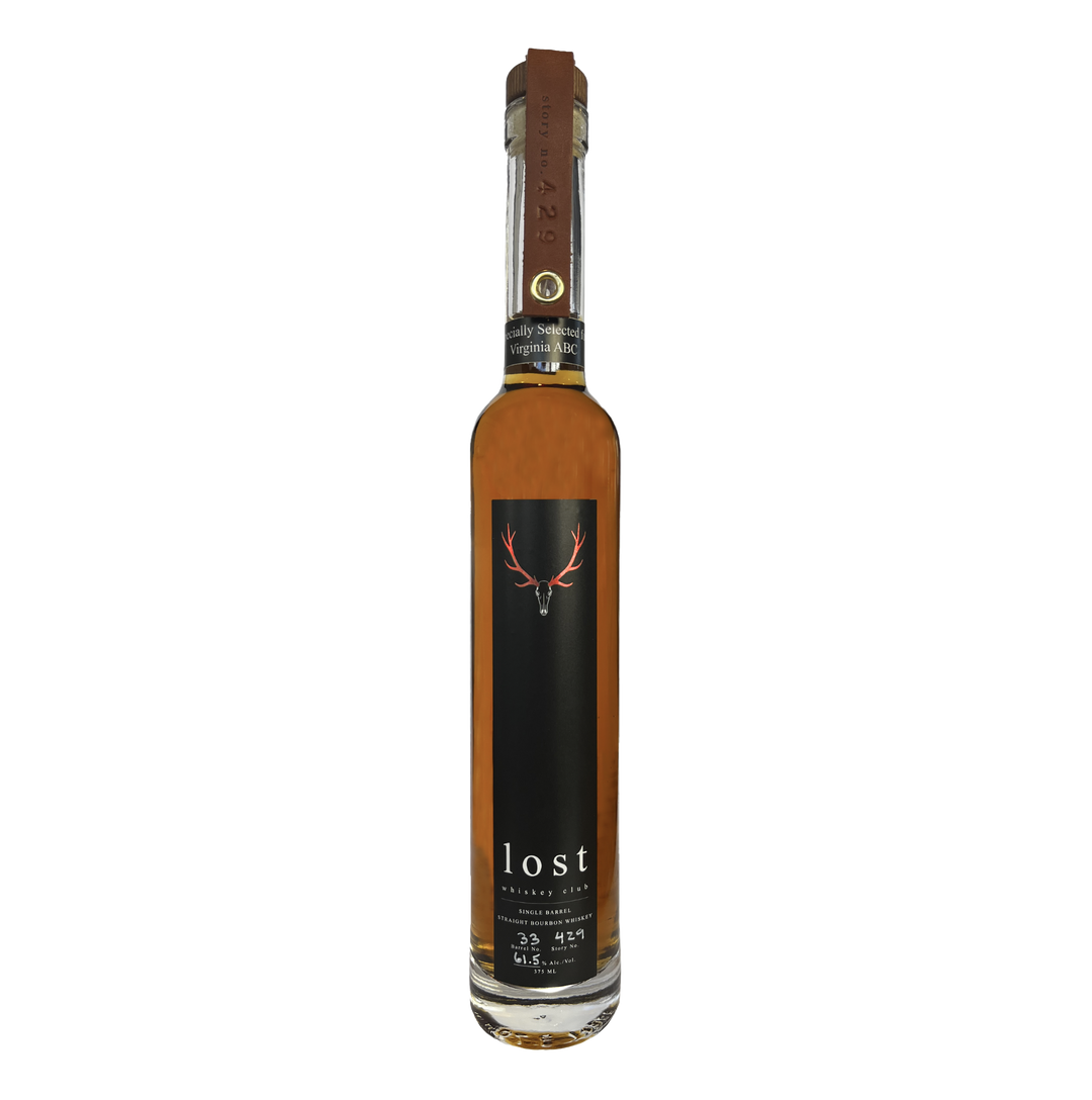 Lost Whiskey Club High Rye Single Barrel Cask Strength Straight Bourbon Whiskey