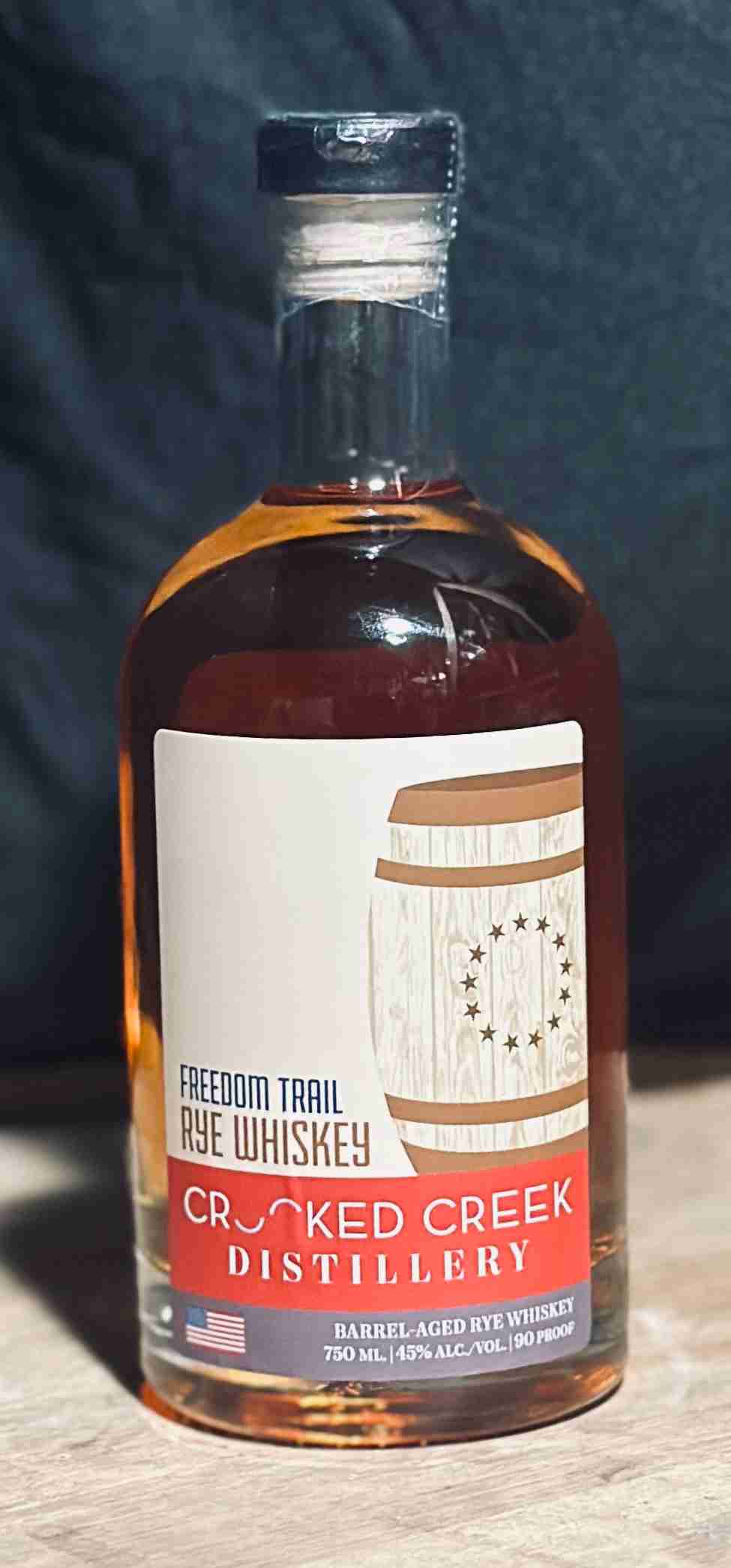 Crooked Creek Freedom Trail Rye Whiskey