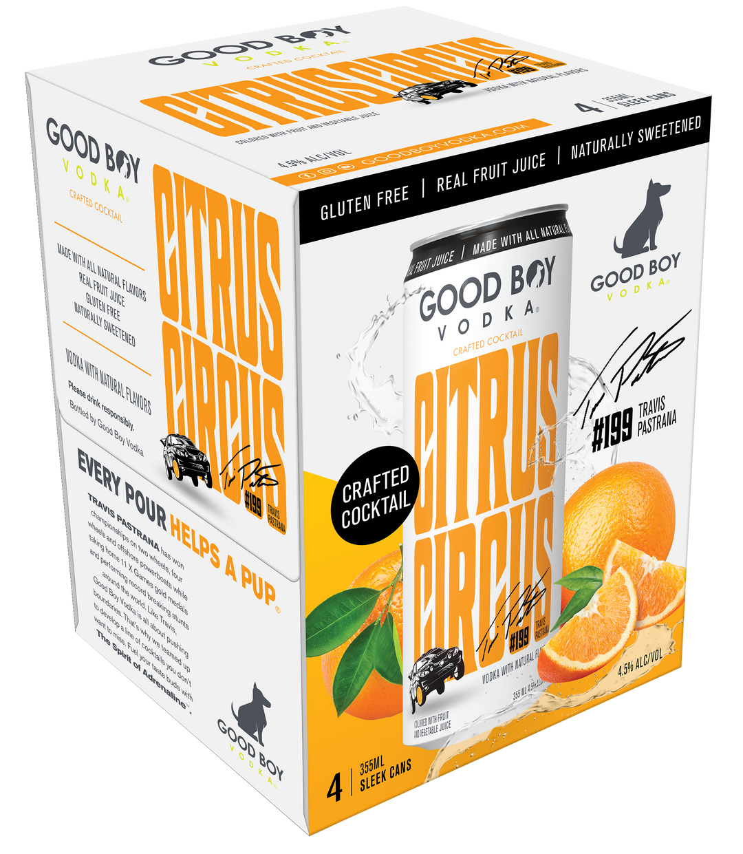 Good Boy Vodka Cocktail - Citrus Circus 4pk