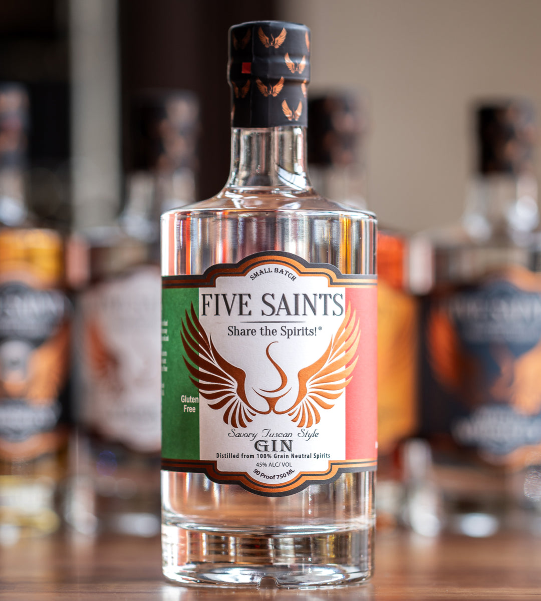 Five Saints Savory Tuscan Style Gin