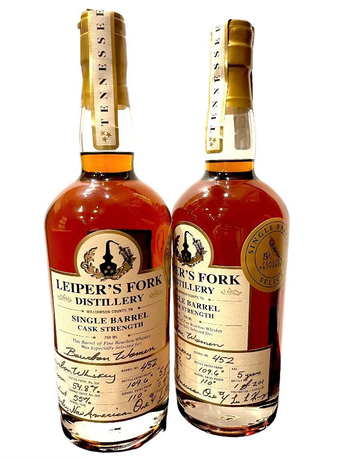 Bourbon Women - Leiper's Fork Single Barrel Cask Strength Bourbon