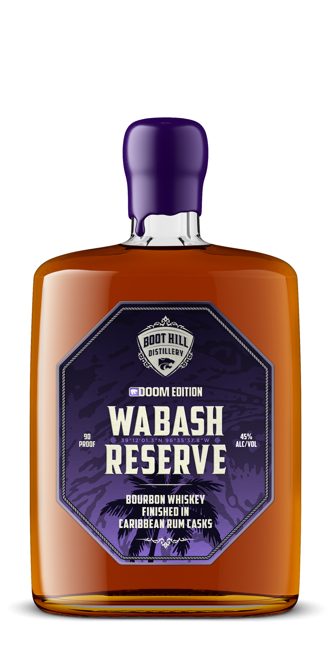 Boot Hill Wabash Reserve: DOOM Edition Bourbon Whiskey Finished in Caribbean Rum Casks