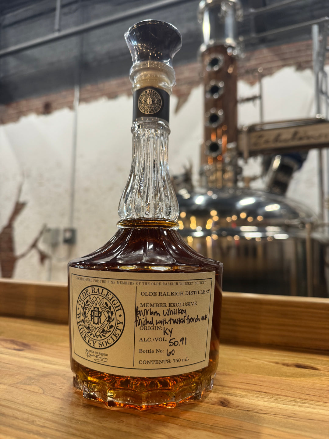 Bourbon finished in Toasted French Oak (Member Only)