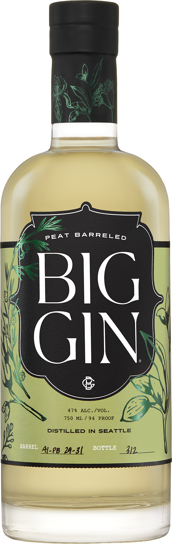 Peat Barreled Big Gin