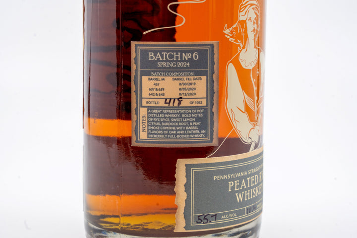 Straight Peated Rye Whiskey - Barrel Proof Batch #6