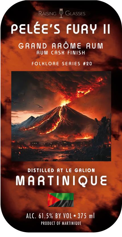 Pelée's Fury II Martinique Grand Arôme Rum