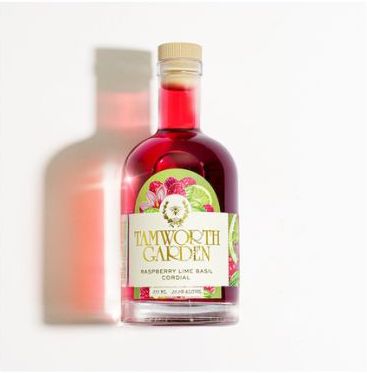 Tamworth Garden Raspberry Lime Basil Cordial