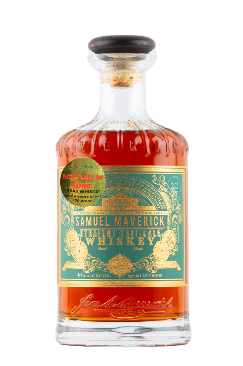 Samuel Maverick Straight Triticale Whiskey - Bottled in Bond