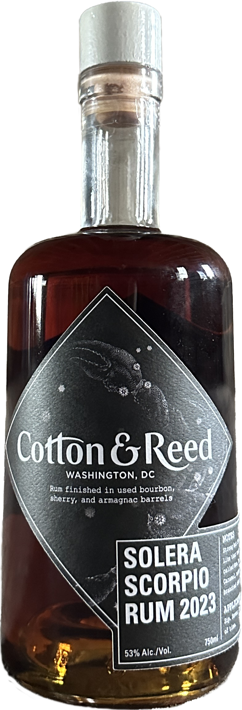 Cotton & Reed Solera Scorpio Rum 2023