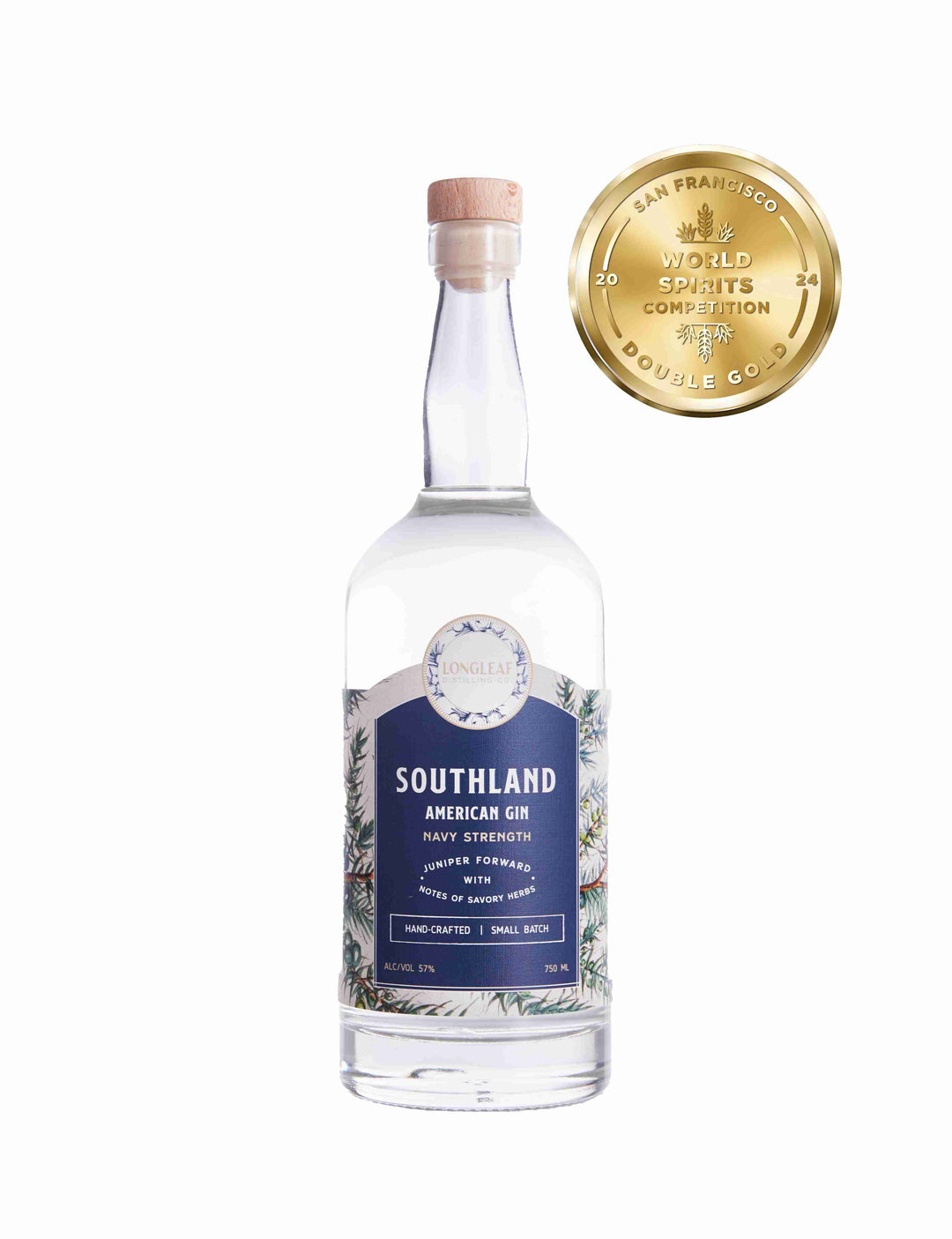Longleaf Southland American Gin, Navy Strength