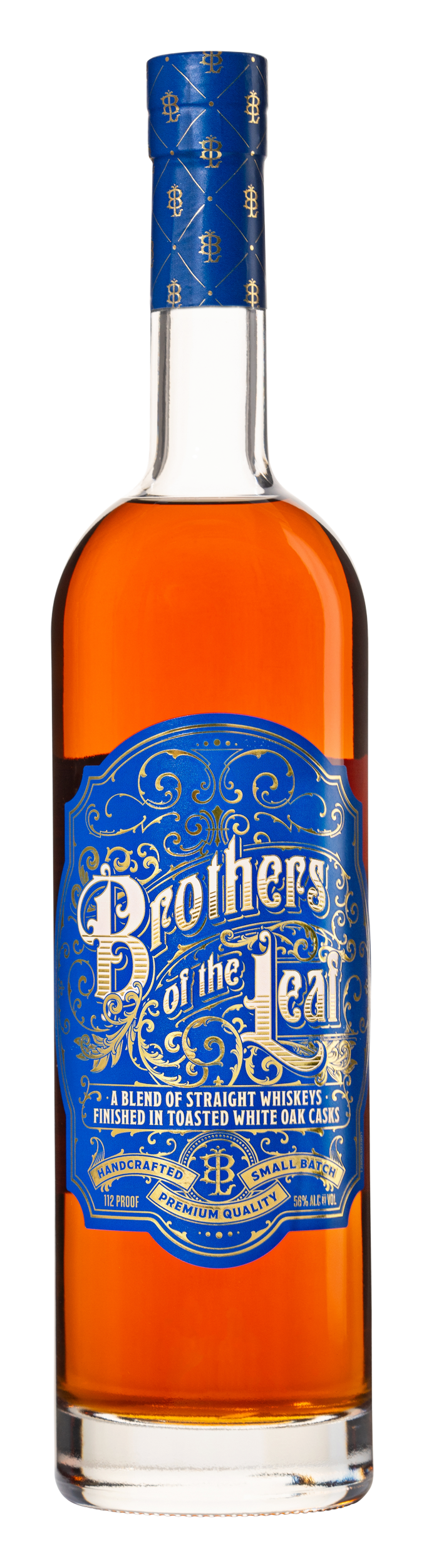 Brothers of the Leaf A Blend of Straight Whiskeys Finished in Toasted White Oak  Casks