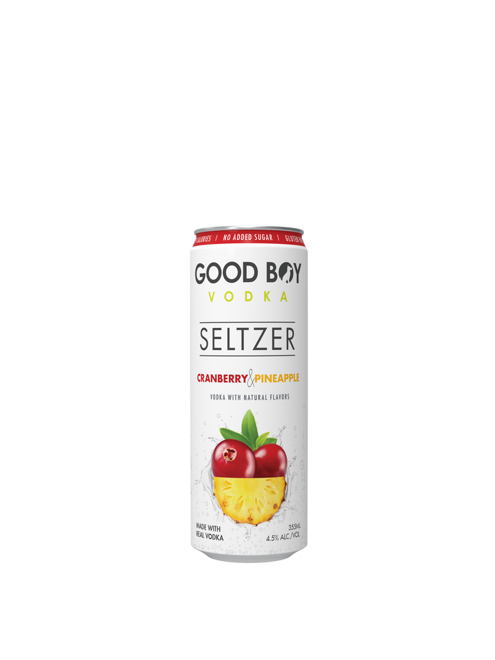 Good Boy Vodka Cocktail - Cranberry & Pineapple 4pk