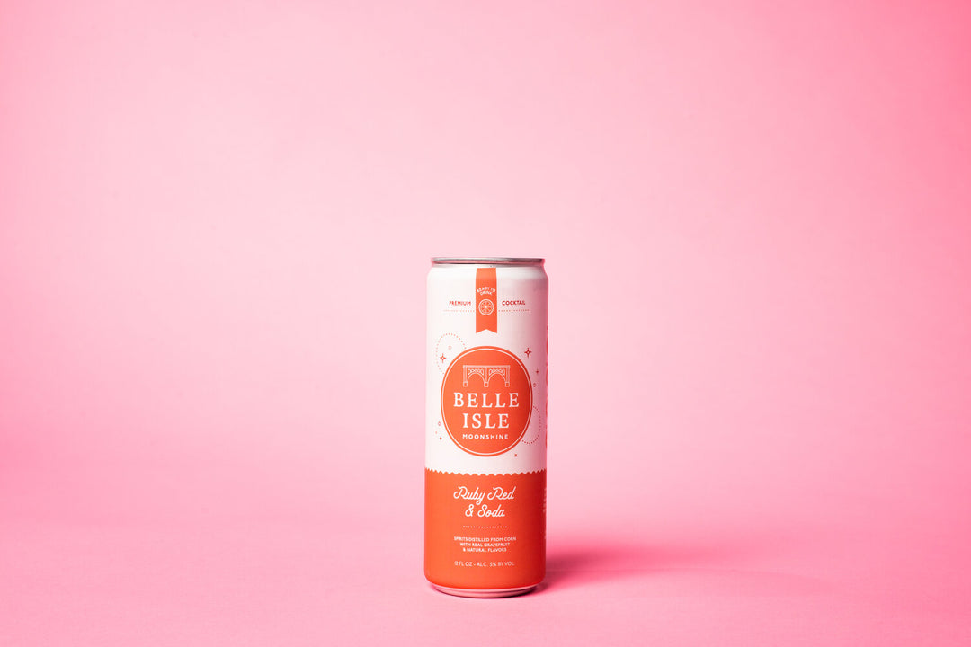 Belle Isle  - Ruby Red Grapefruit & Soda - 4 pack
