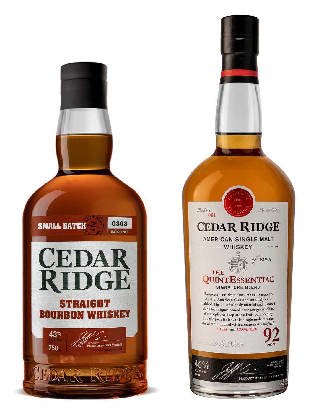 Cedar Ridge Original Whiskey Bundle