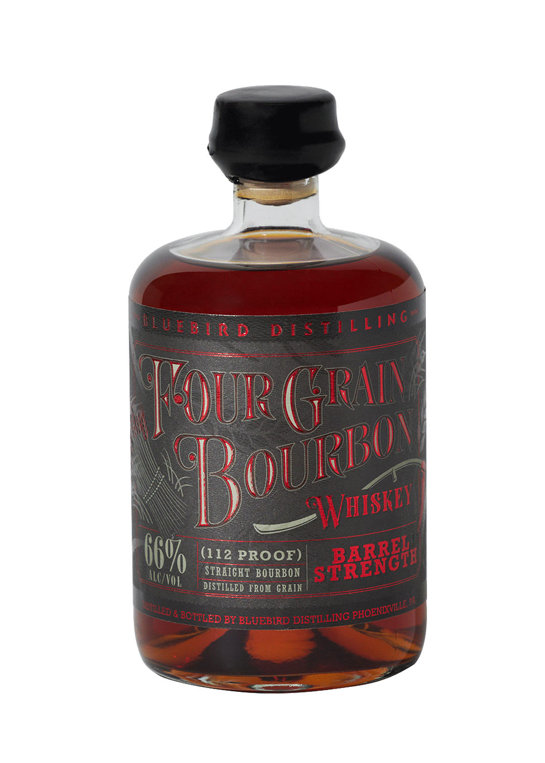 Bluebird Four Grain Straight Bourbon Barrel Strength- 7 years