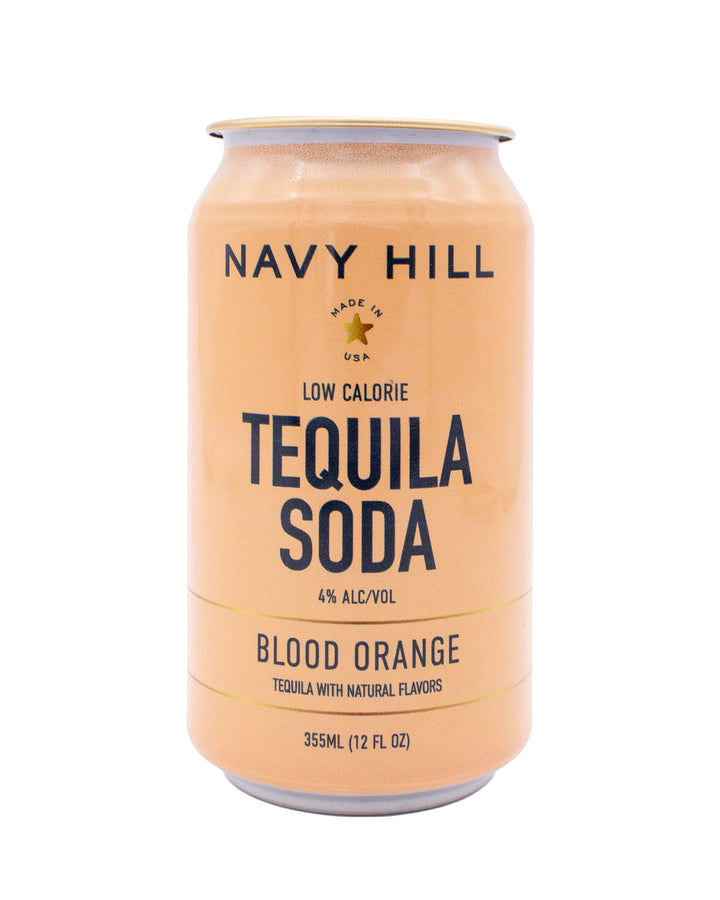 Navy Hill - Blood Orange Tequila Soda - 12 pack