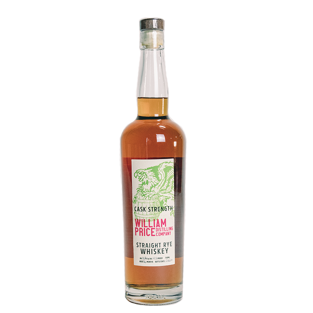 Cask Strength Straight Rye Whiskey - William Price Distilling