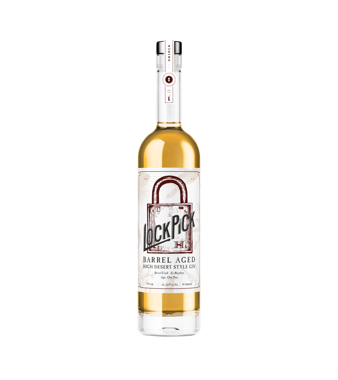 Lock Pick Barrel Aged Gin