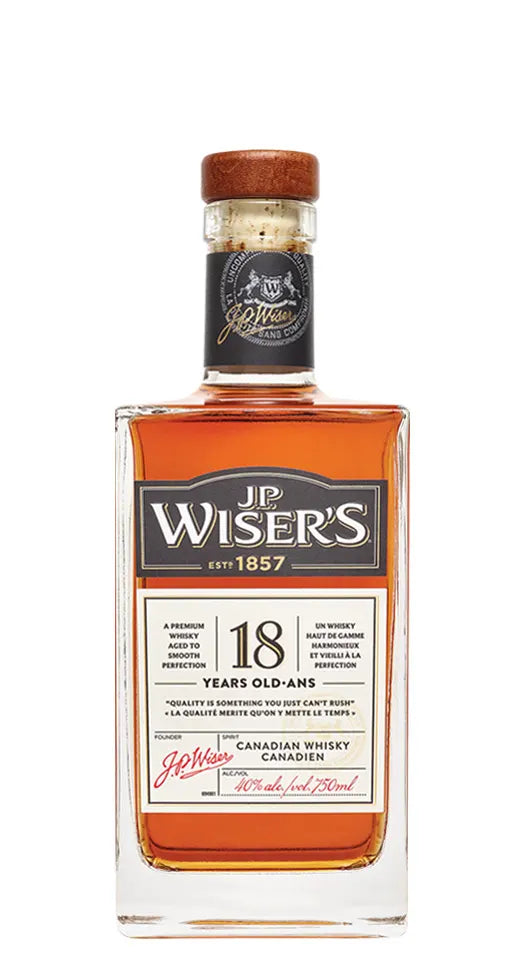 J.P. Wiser's 18 Year Old Canadian Whisky
