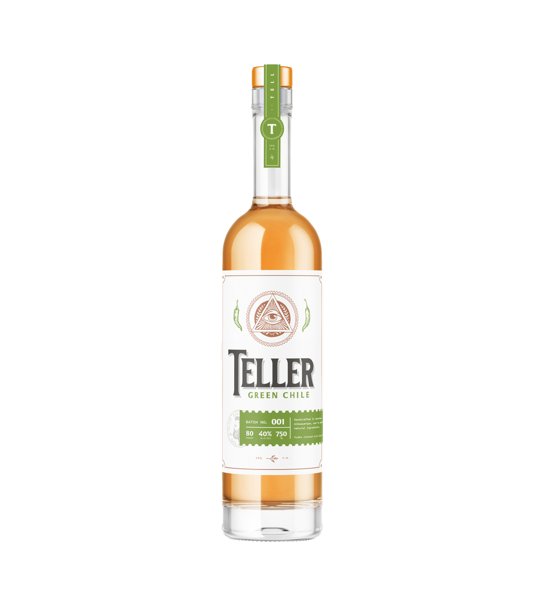 Teller Green Chile Vodka